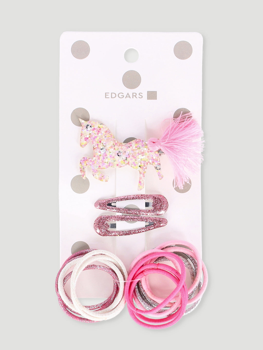 Pre-Girls Unicorn Clip Sleepers And Elastic Set - Pink