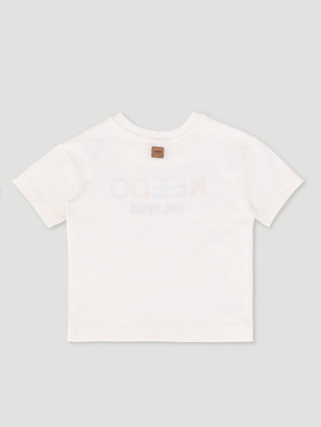 Keedo Unisex Baby Marshmallow Logo Tee - White