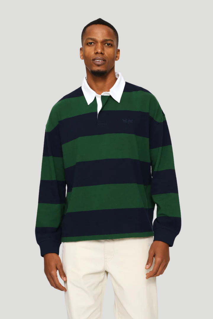 Hudson Boxy Rugby Blazer - Green