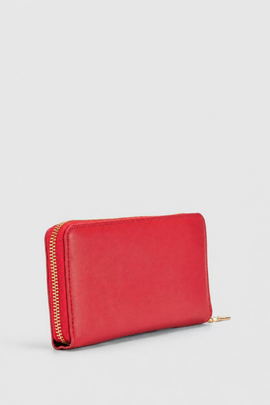 Meryl Smooth Zip Around Purse - Red