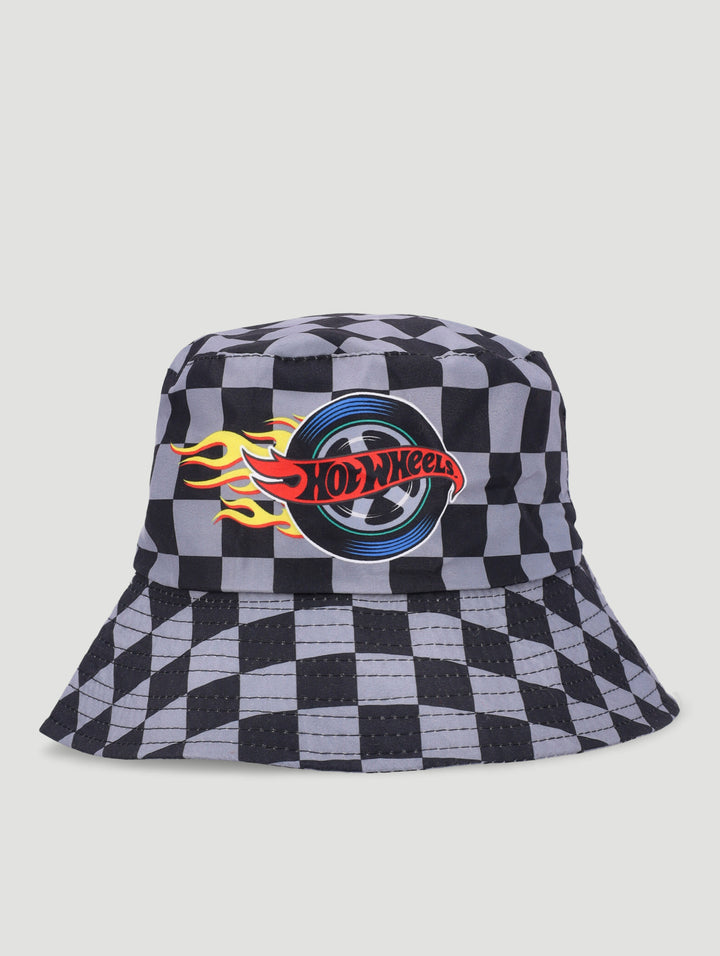 Pre-Boys Hot Wheels Bucket Hat - Black