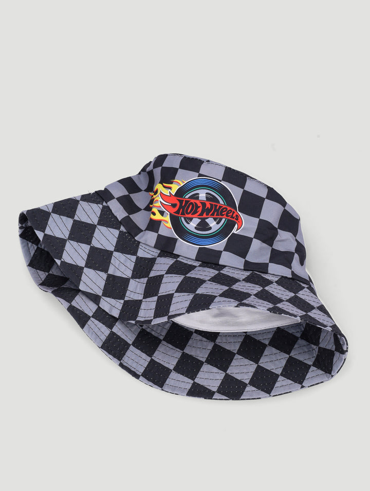 Pre-Boys Hot Wheels Bucket Hat - Black