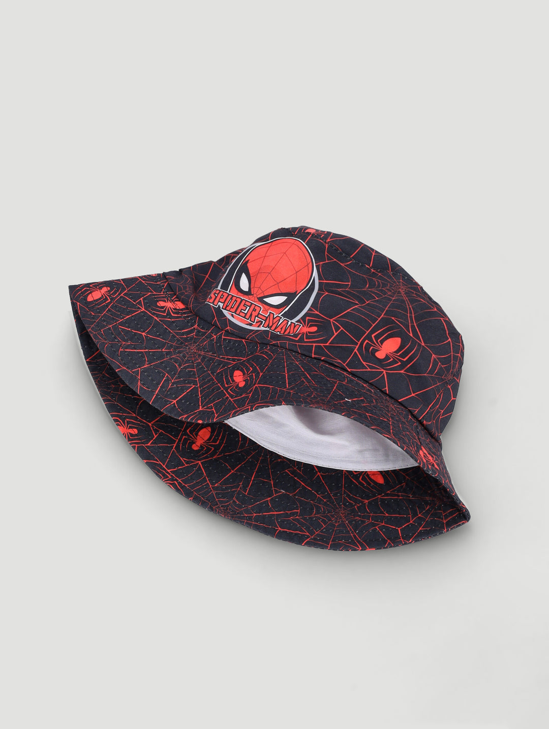Pre-Boys Spiderman Bucket Hat - Red