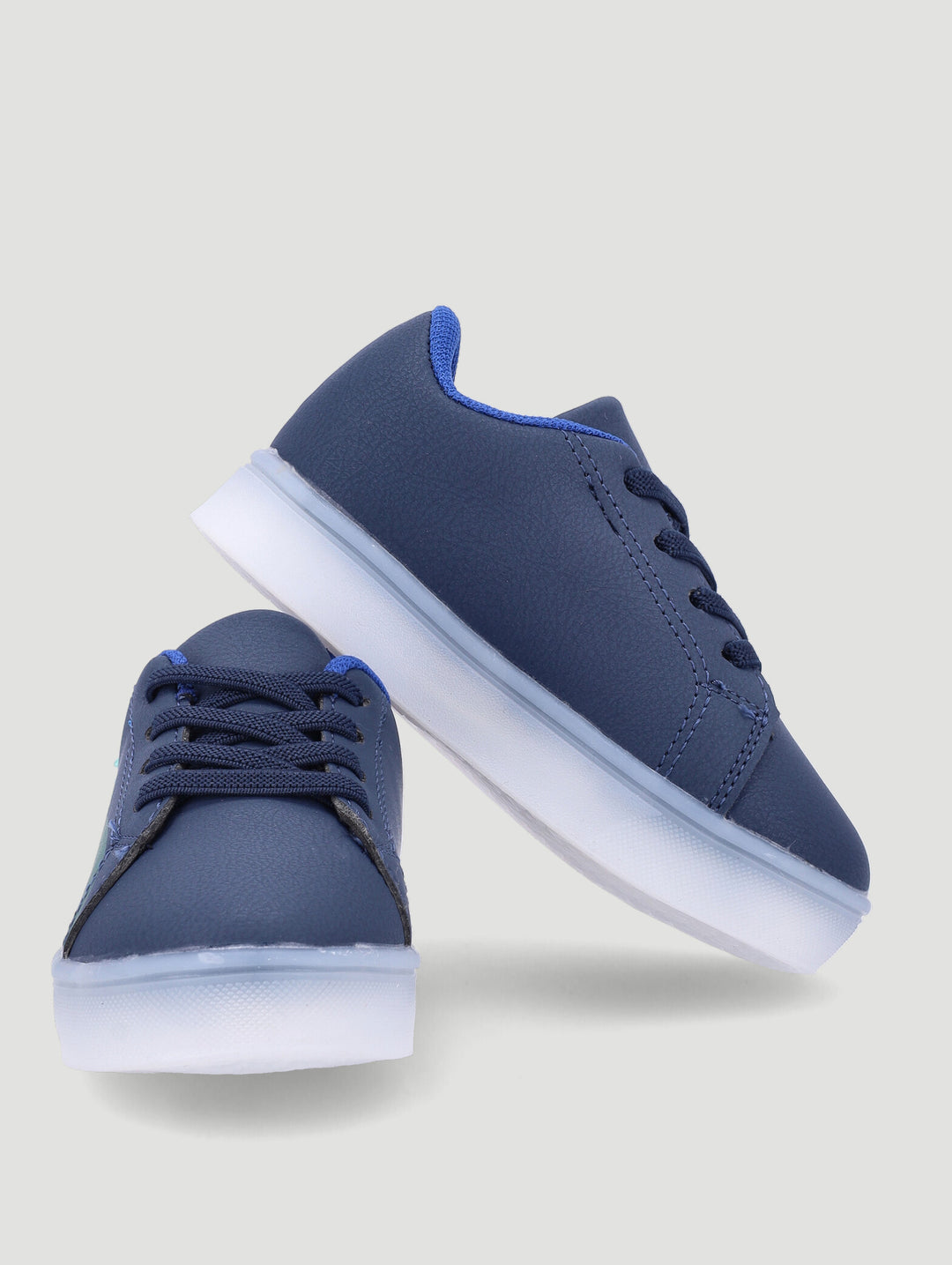 Pre-Boys Dino Light Up Sneakers - Navy