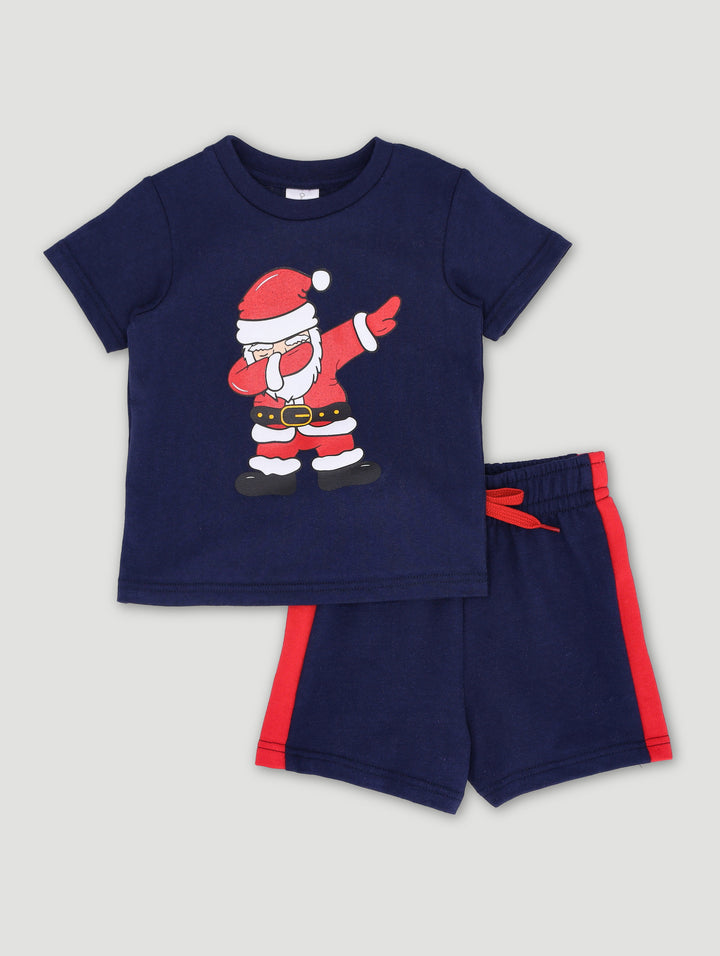 Baby Boys Christmas Set - Navy
