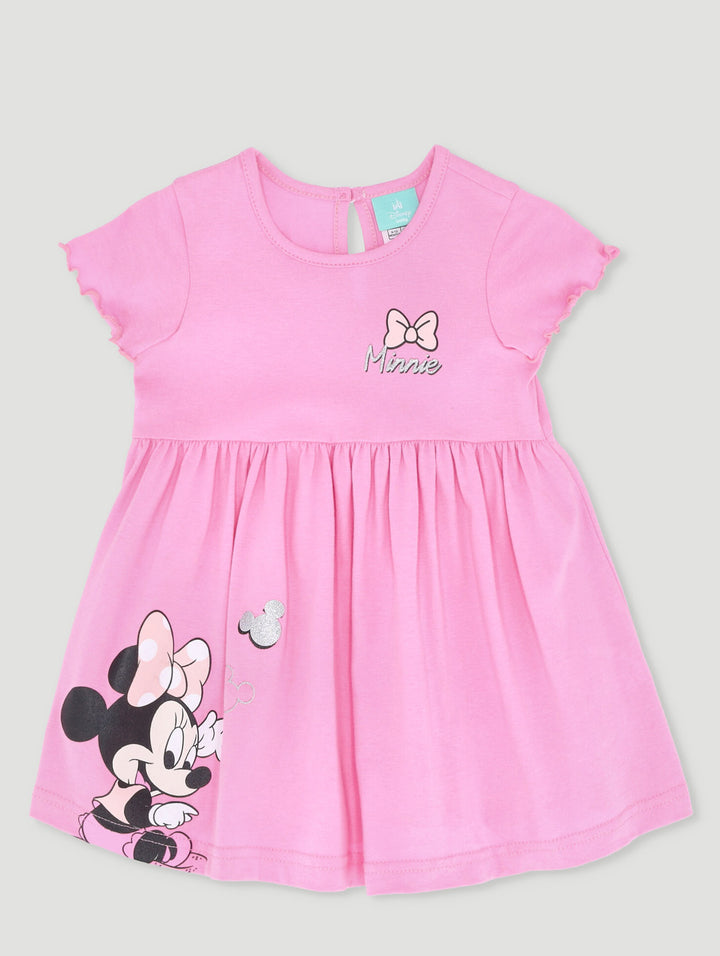Baby Girls Minnie Dress - Pink