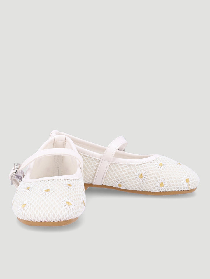 Keedo Girls Lace Occasion Pump - Cream