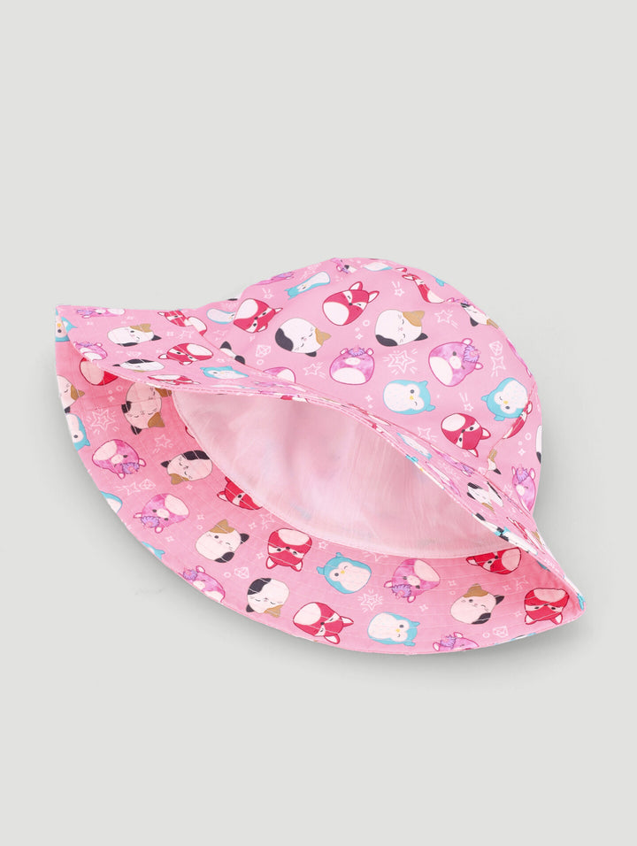 Pre-Girls Squishmallow Bucket Hat - Pink