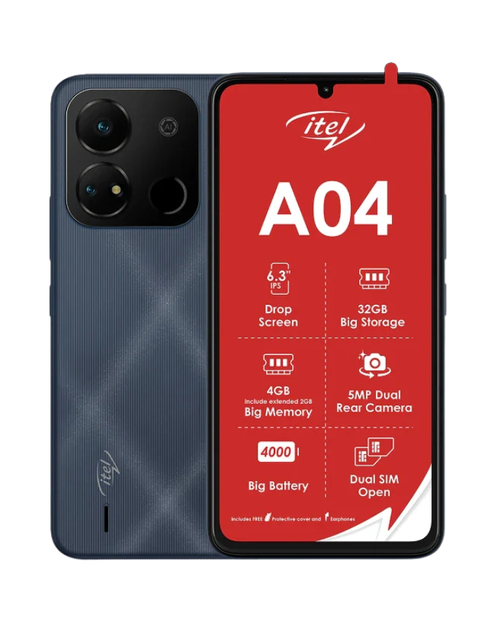 A04 32GB Cyan Dual Sim Cellphone