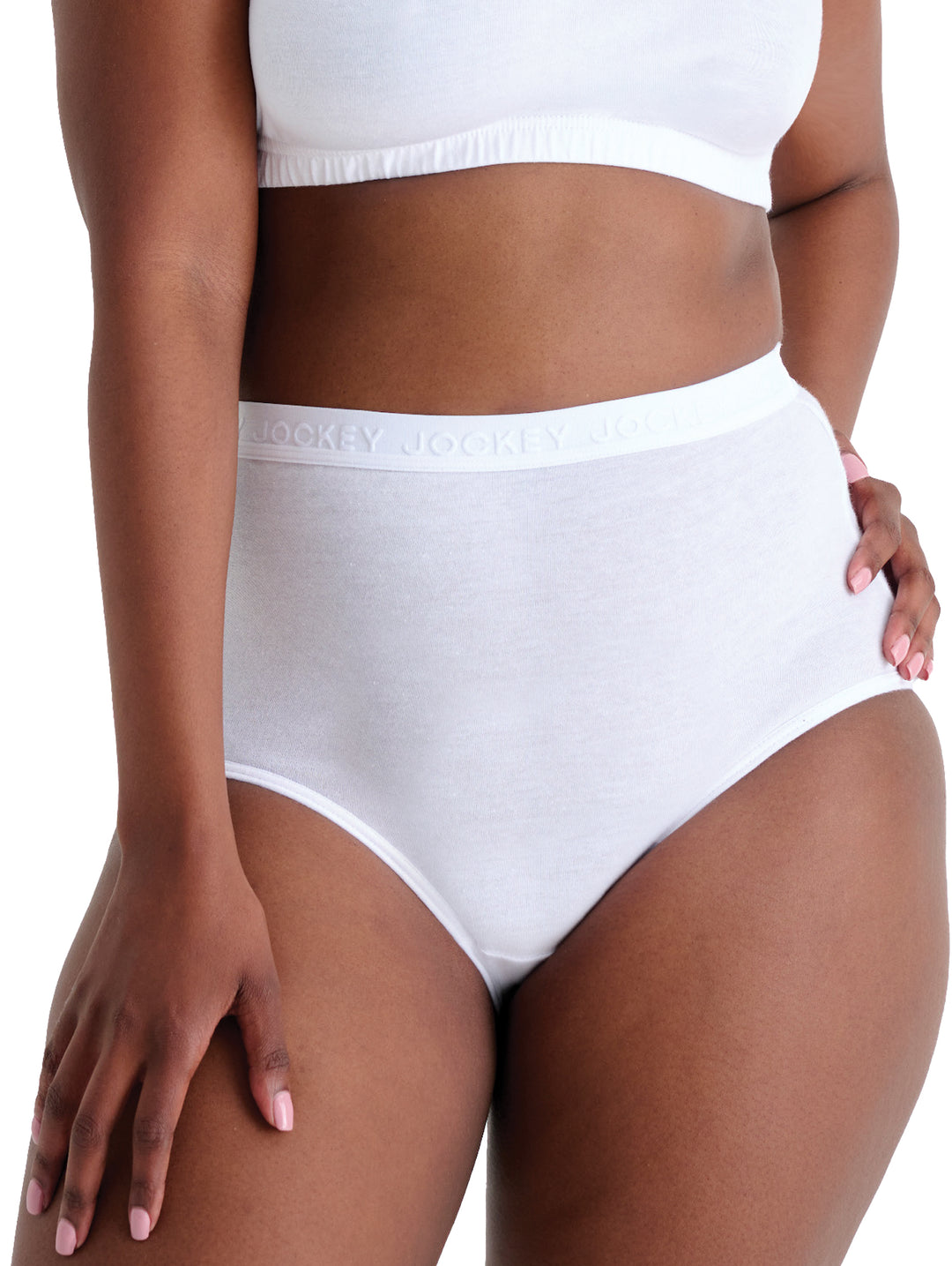 5 Pack Cotton Plain Brief Panties