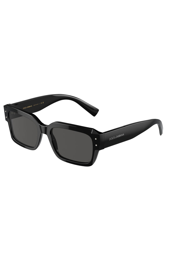 Mens Dark Grey Lense Sunglasses - Black
