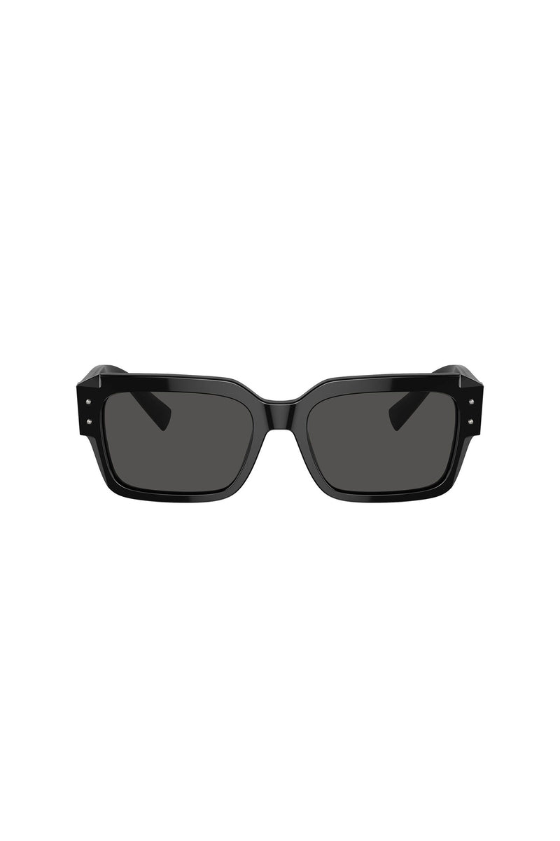 Mens Dark Grey Lense Sunglasses - Black