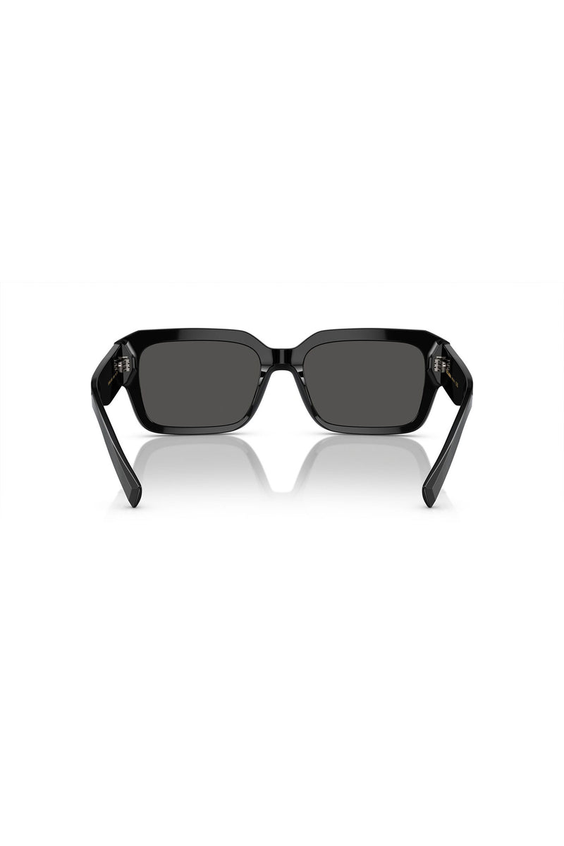 Mens Dark Grey Lense Sunglasses - Black