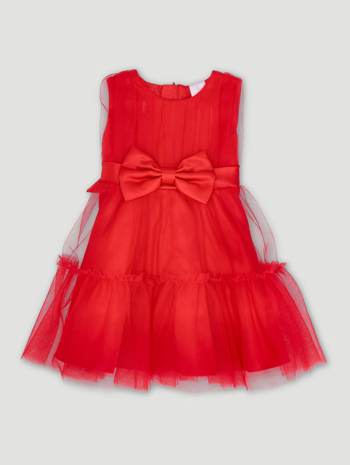 Baby Girls Christmas Dress - Red