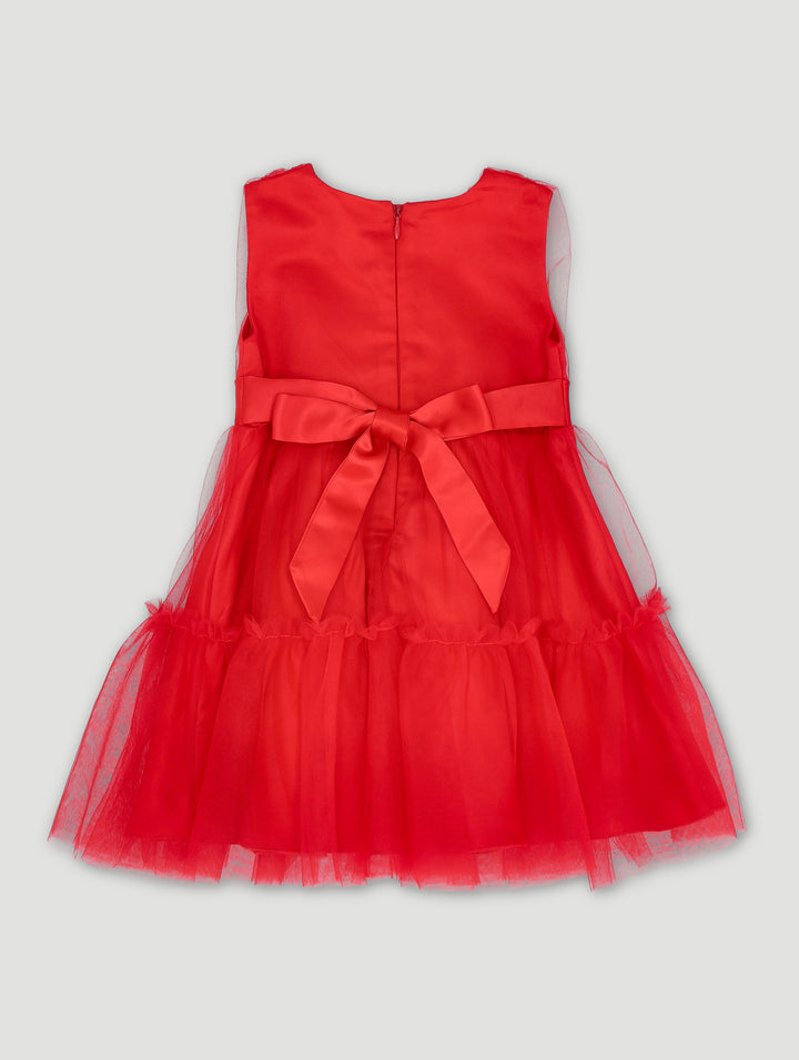Baby Girls Christmas Dress - Red