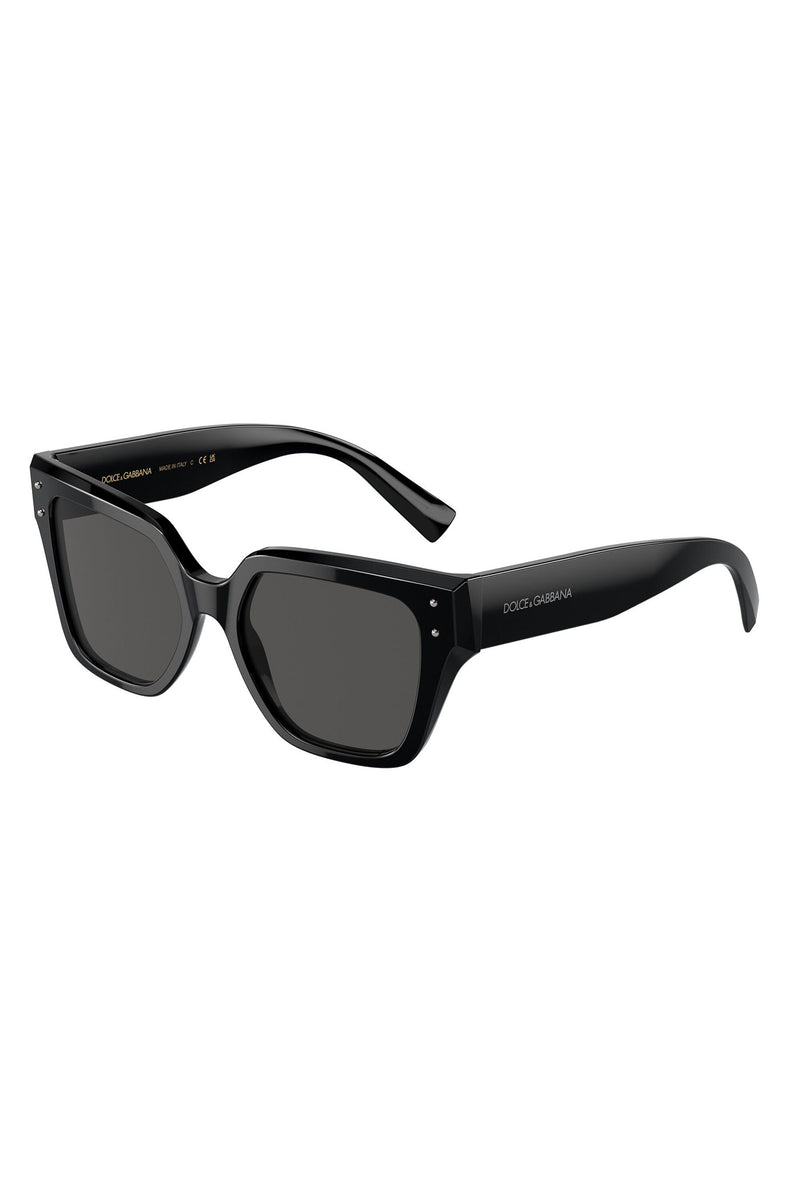 Womens Dark Grey Lense Sunglasses - Black