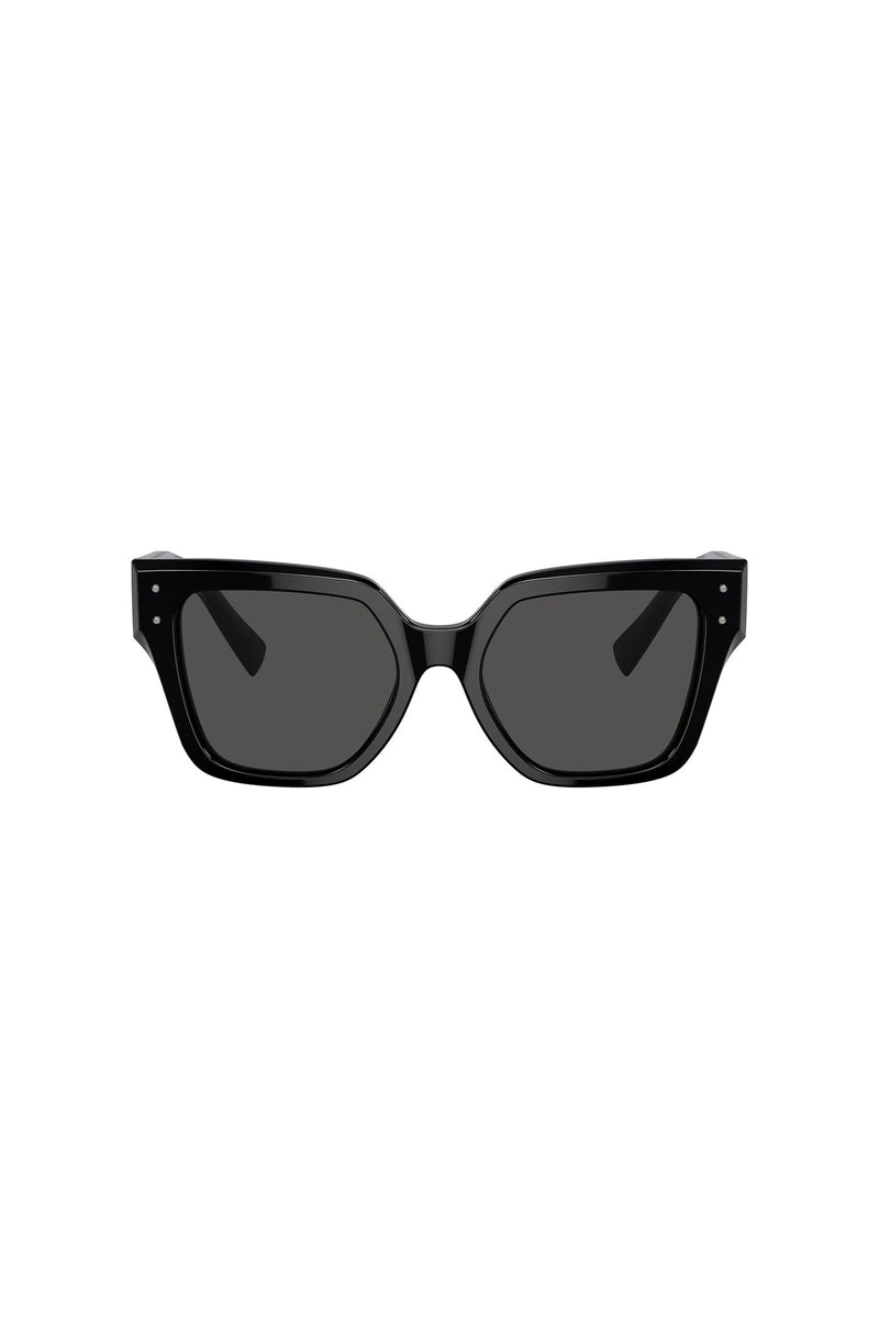 Womens Dark Grey Lense Sunglasses - Black