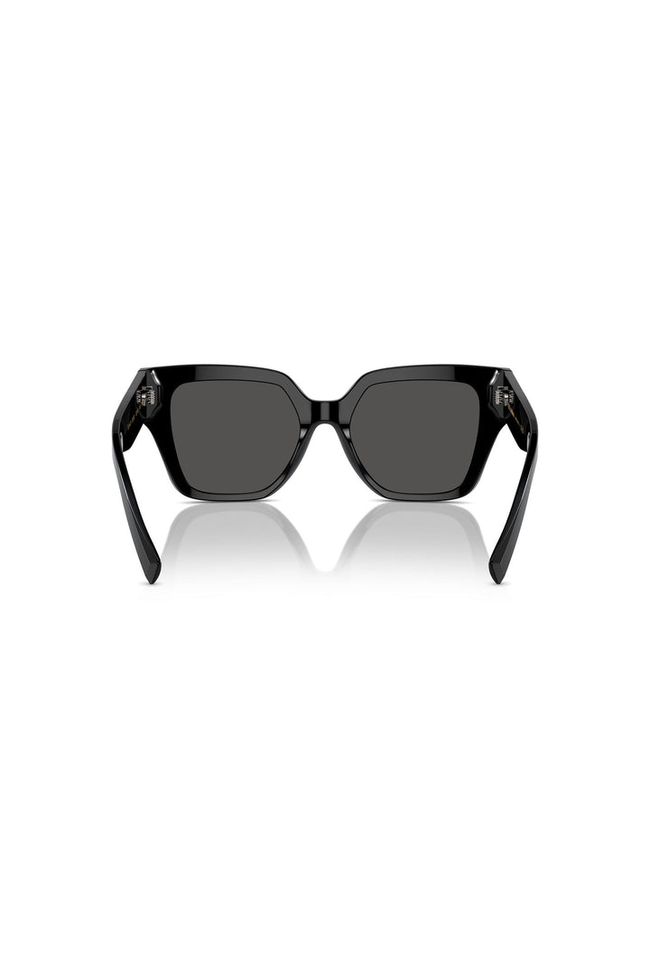 Womens Dark Grey Lense Sunglasses - Black