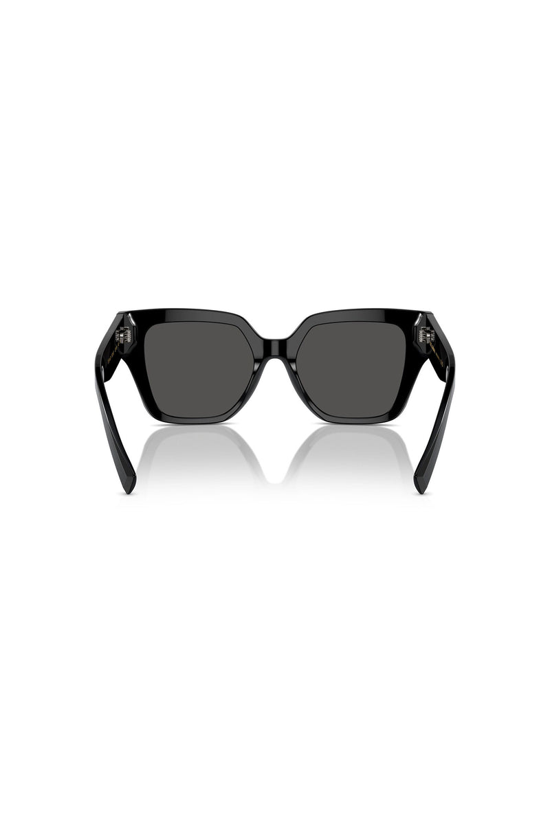 Womens Dark Grey Lense Sunglasses - Black
