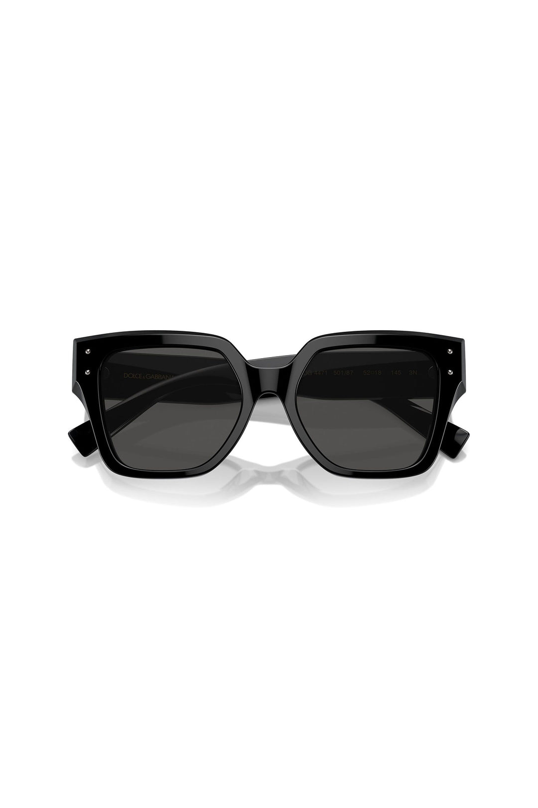 Womens Dark Grey Lense Sunglasses - Black