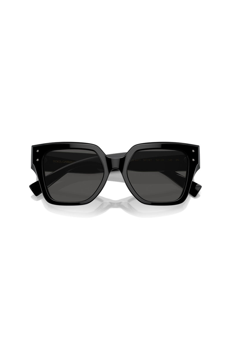 Womens Dark Grey Lense Sunglasses - Black