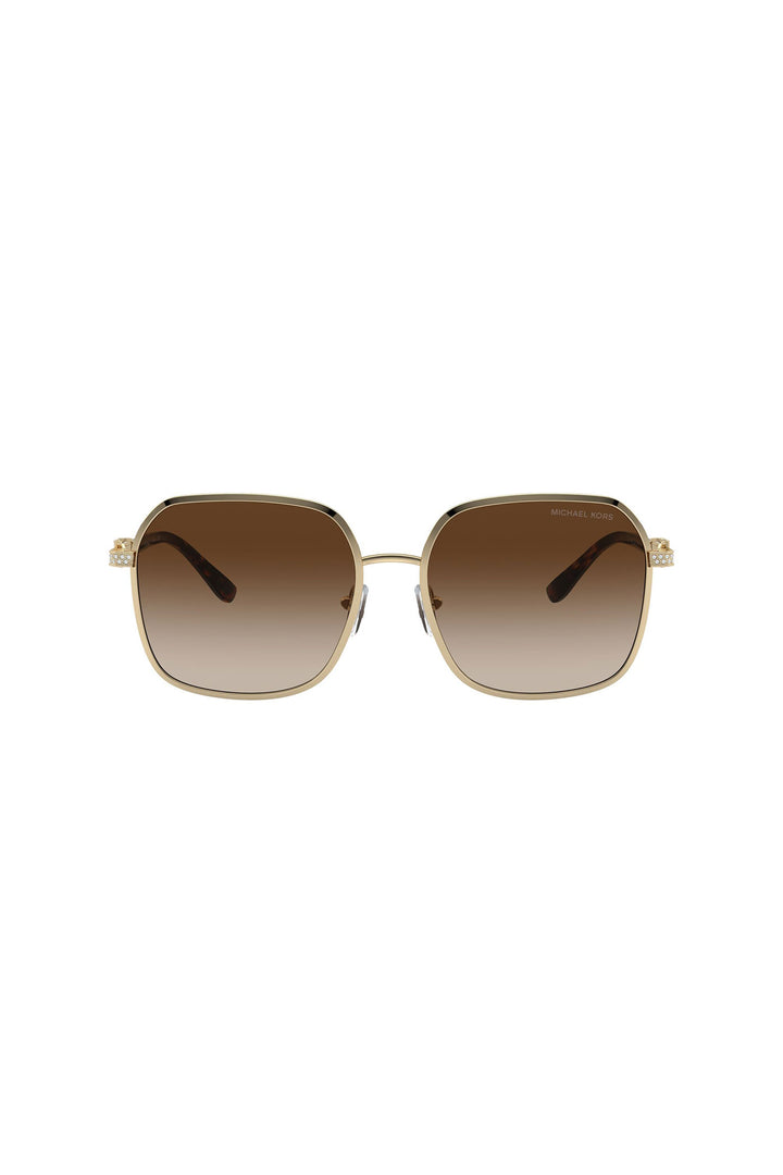 Cadiz Square Frame Sunglasses - Gold