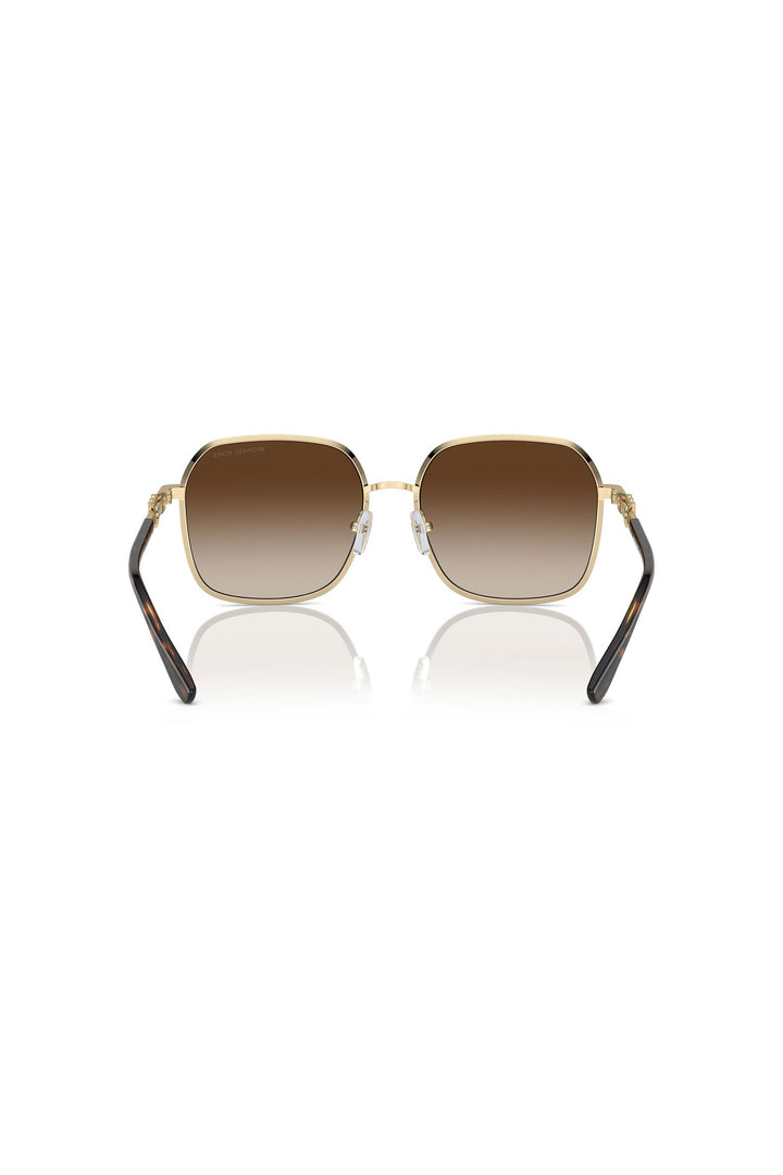 Cadiz Square Frame Sunglasses - Gold