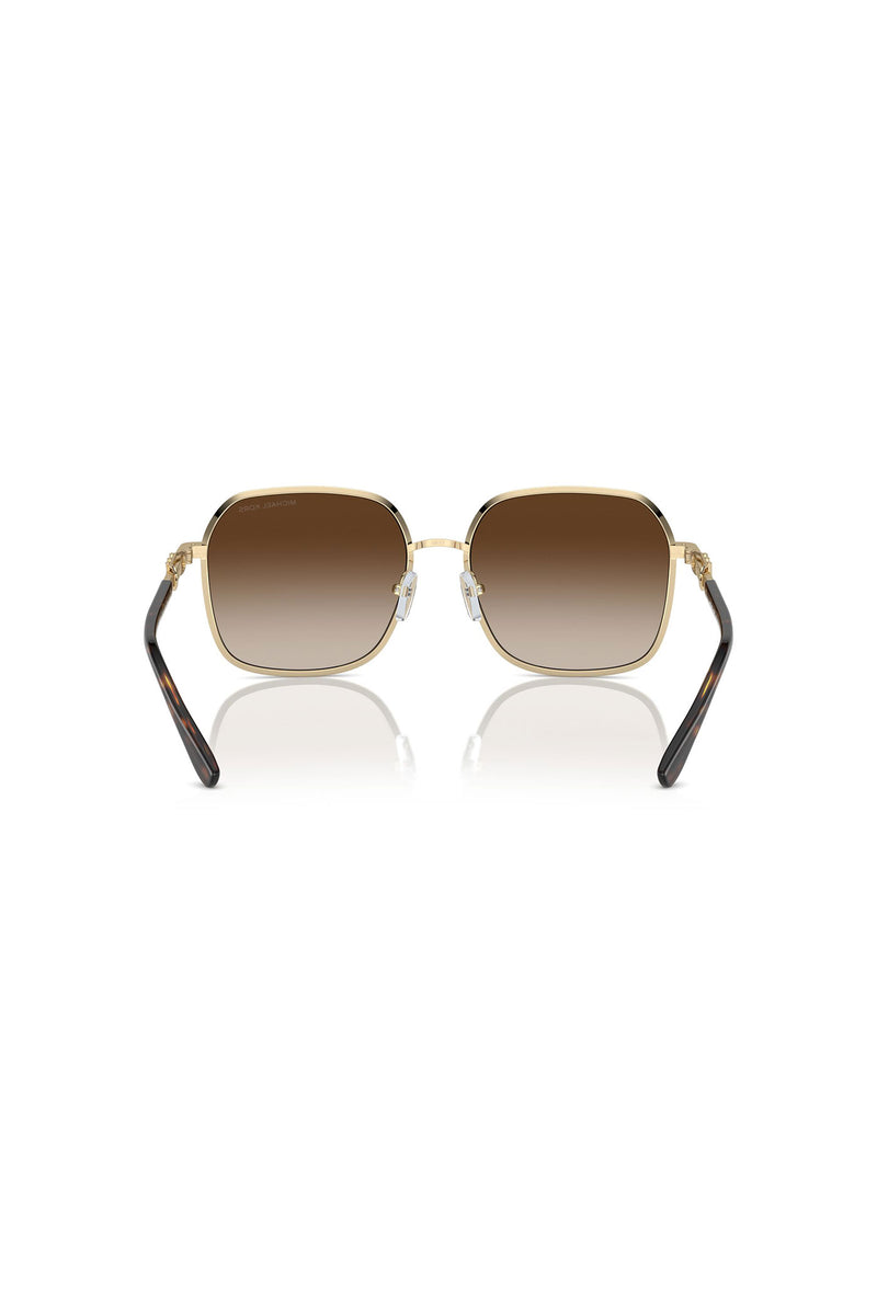 Cadiz Square Frame Sunglasses - Gold