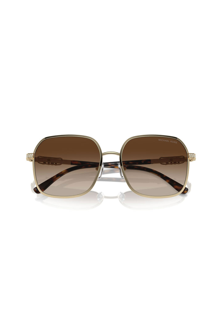 Cadiz Square Frame Sunglasses - Gold