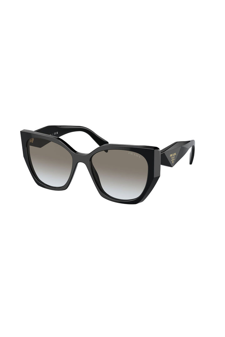 Round Cat Eye Sunglasses - Black