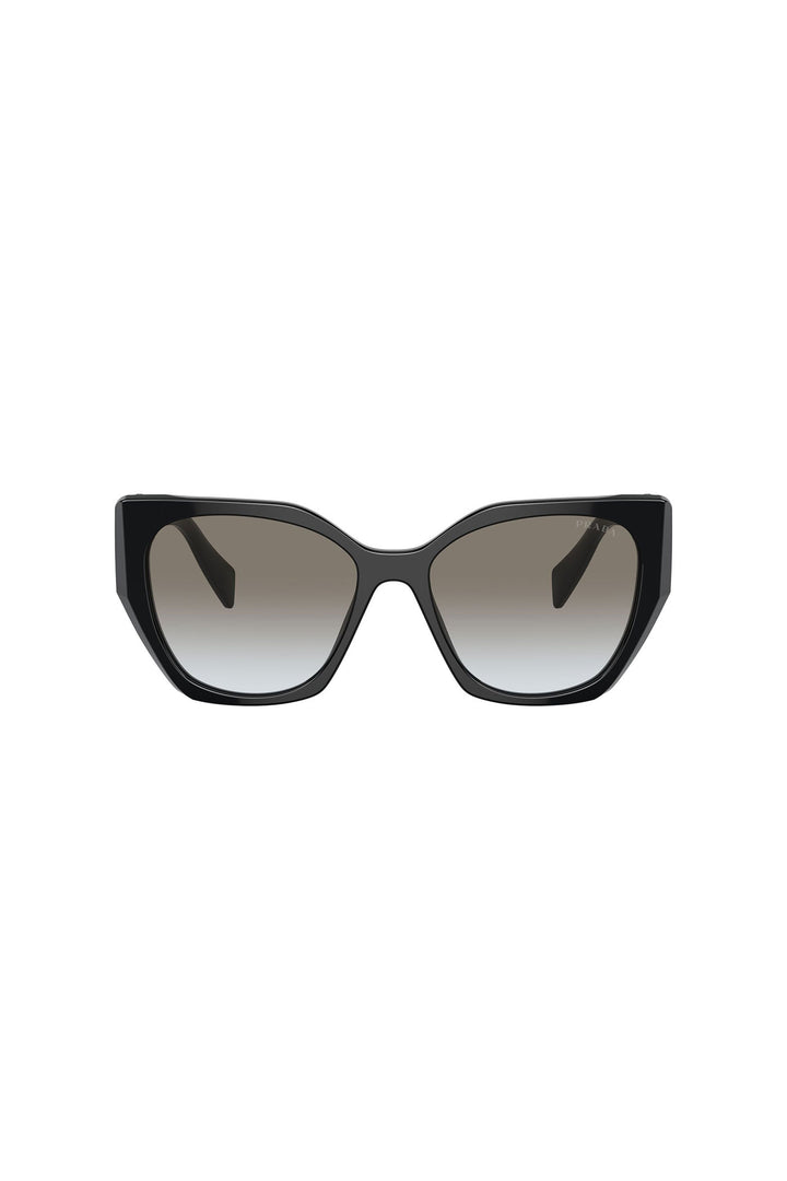 Round Cat Eye Sunglasses - Black