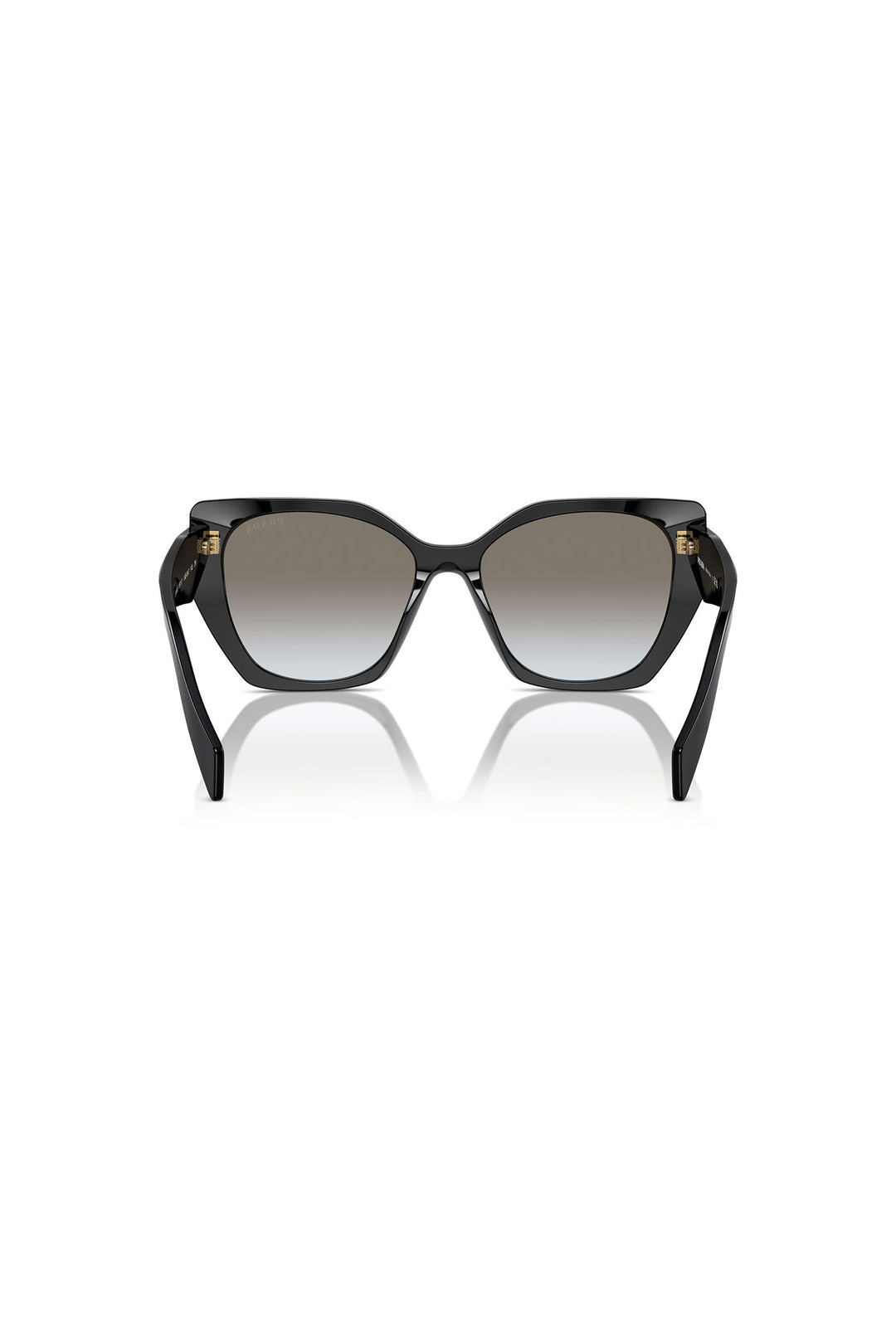 Round Cat Eye Sunglasses - Black