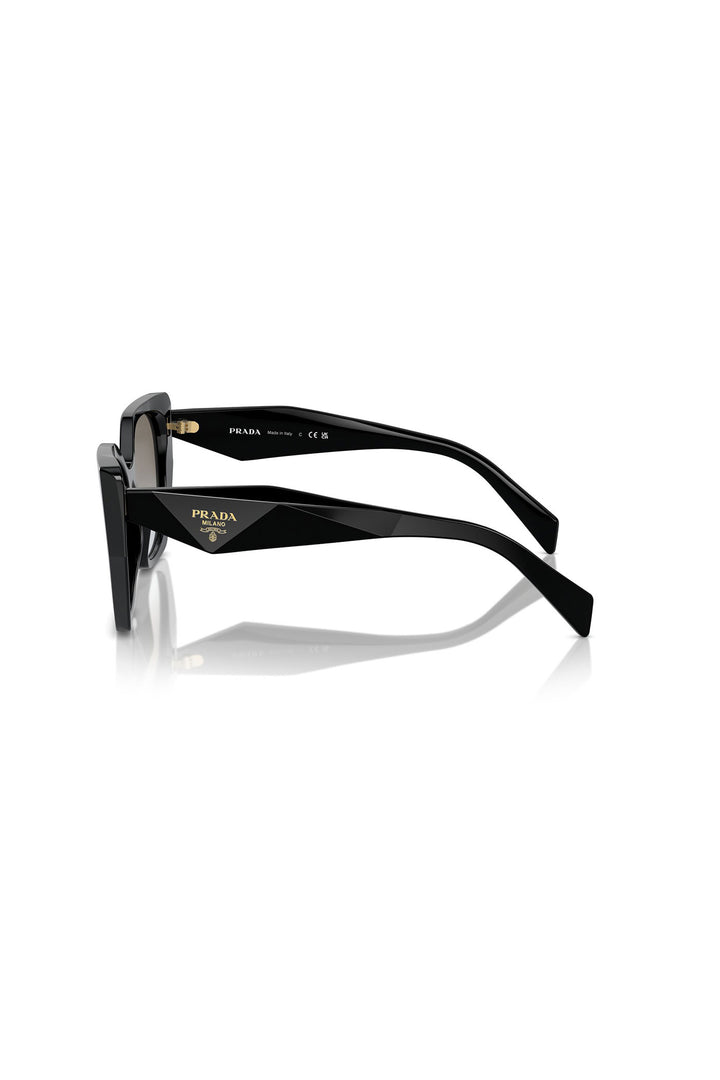 Round Cat Eye Sunglasses - Black