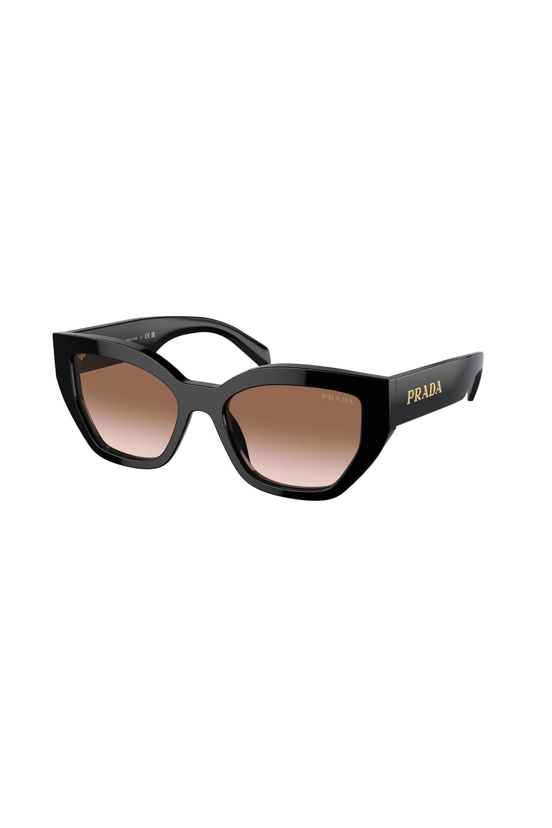 Gradient Lens Cat Eye Sunglasses - Black