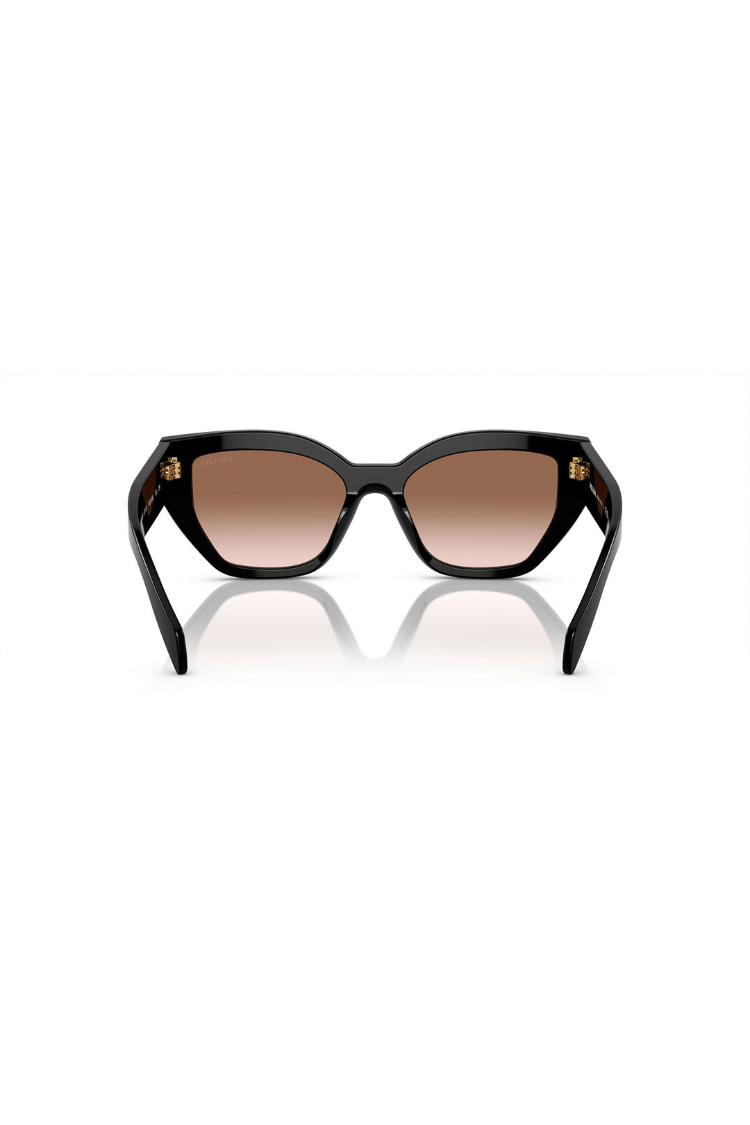 Gradient Lens Cat Eye Sunglasses - Black