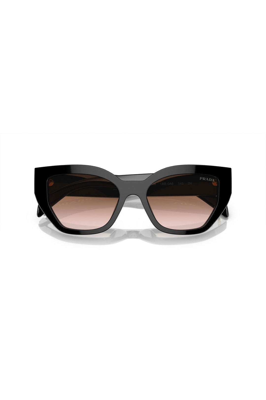 Gradient Lens Cat Eye Sunglasses - Black