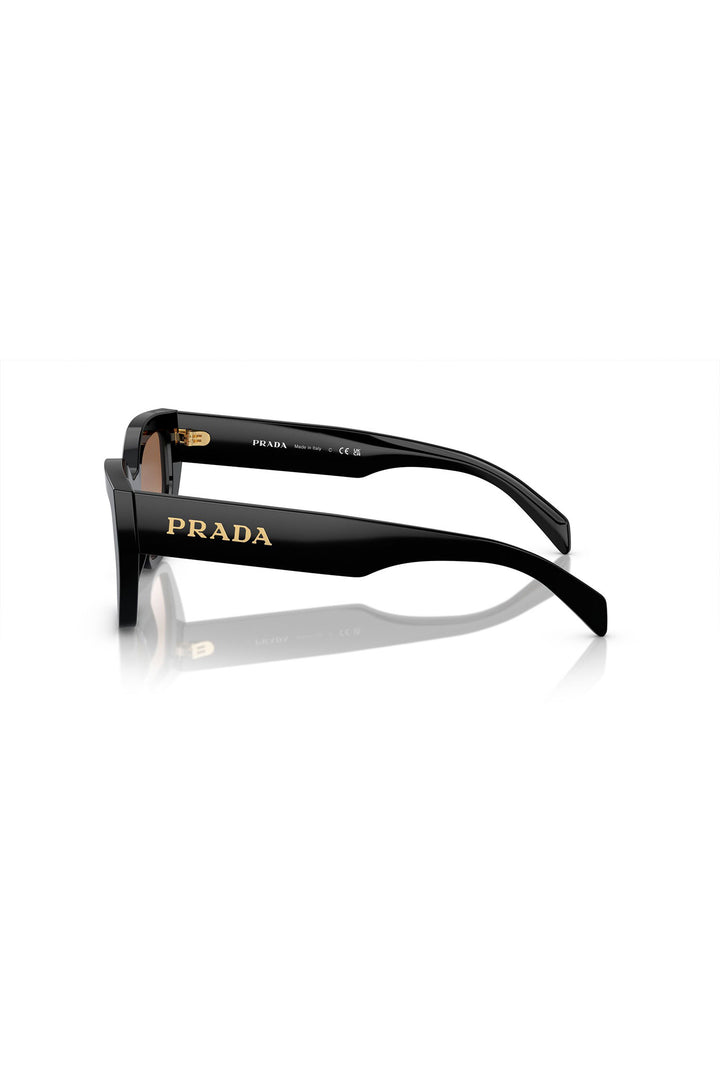 Gradient Lens Cat Eye Sunglasses - Black