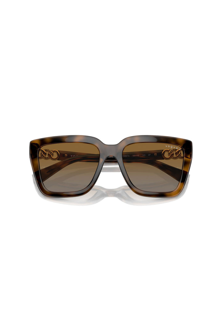 Square Frame Sunglasses - Tortoise Shell