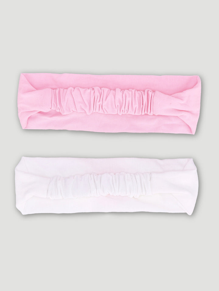 Baby Girls 2 Pack Roses Headbands - Cream
