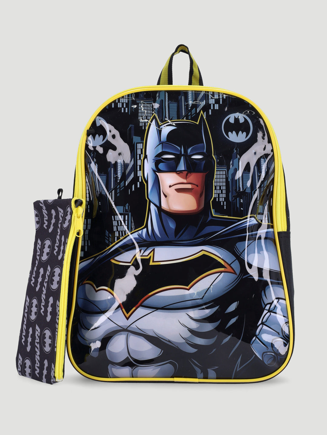 Pre-Boys Batman Backpack And Pencil Case - Black