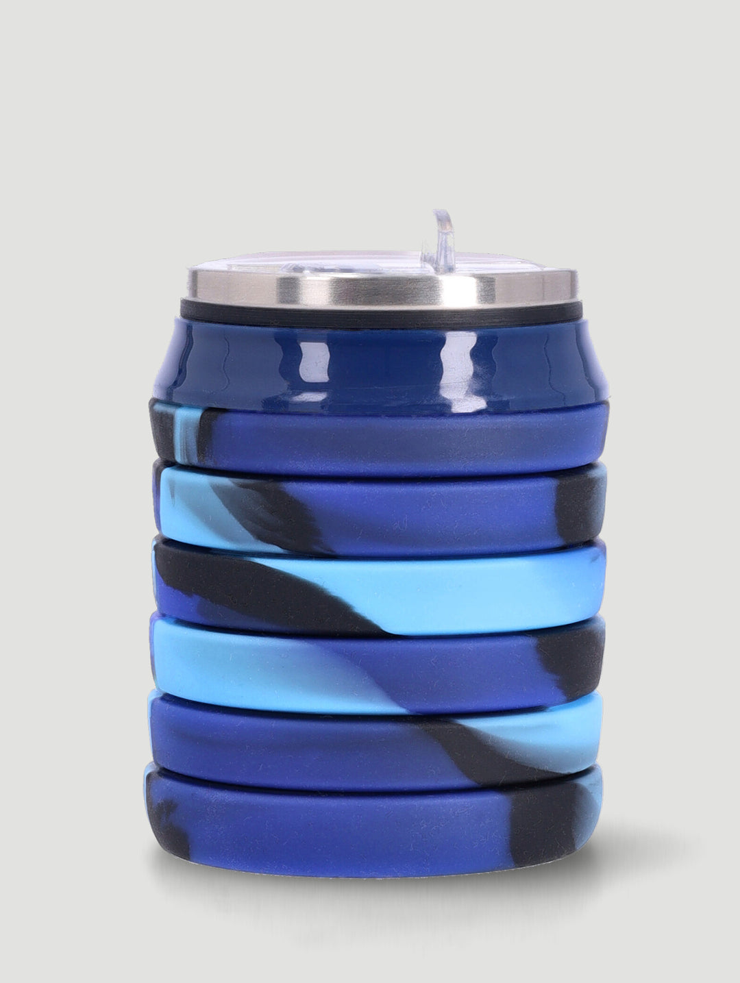 Boys Go & Be U Silicone Water Bottle - Blue