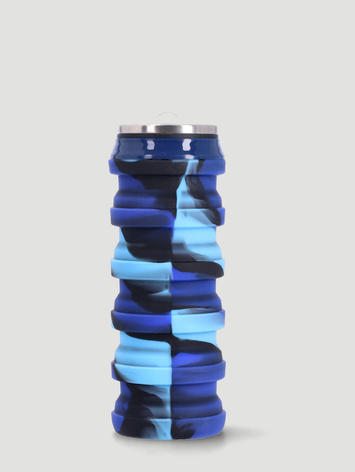 Boys Go & Be U Silicone Water Bottle - Blue