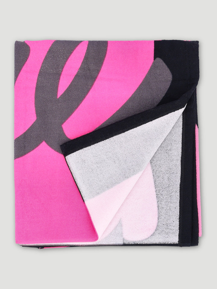 Pre-Girls Barbie Beach Towel - Black