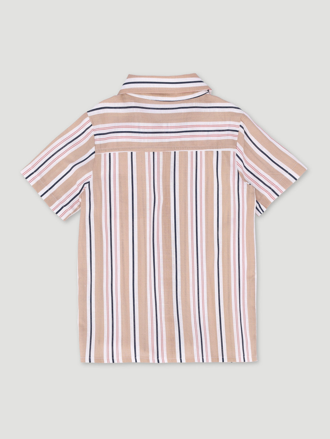 Pre-Boys Stripe Woven Shirt - Stone