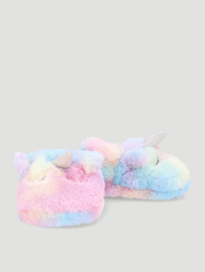 Baby Girls Unicorn Slippers - Multi