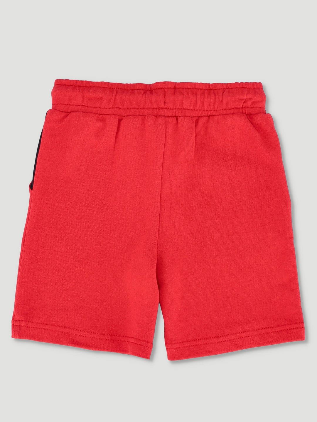 Pre-Boys Spiderman Fleece Shorts - Red