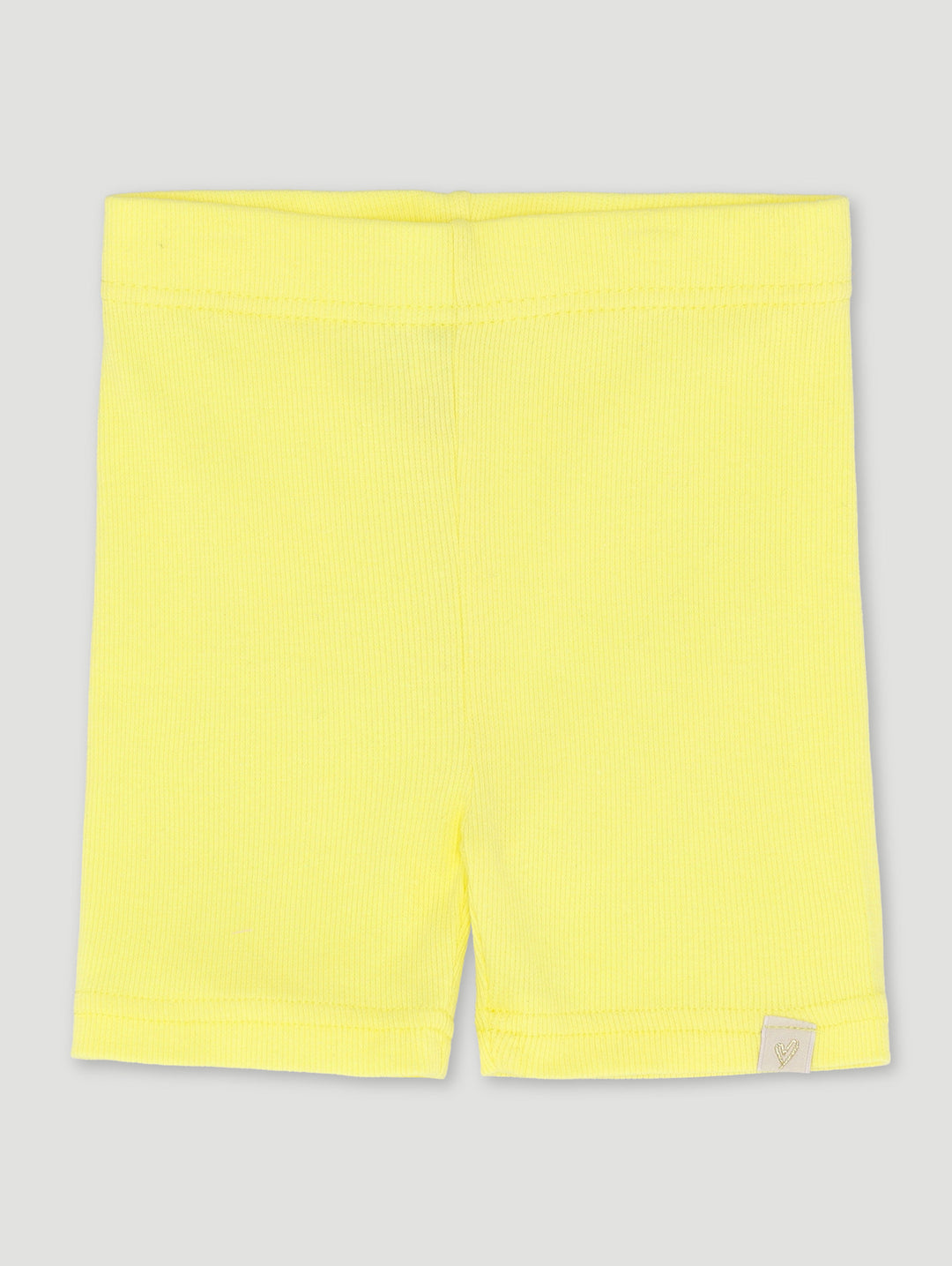 Pre-Girls Rib Cycle Shorts - Yellow