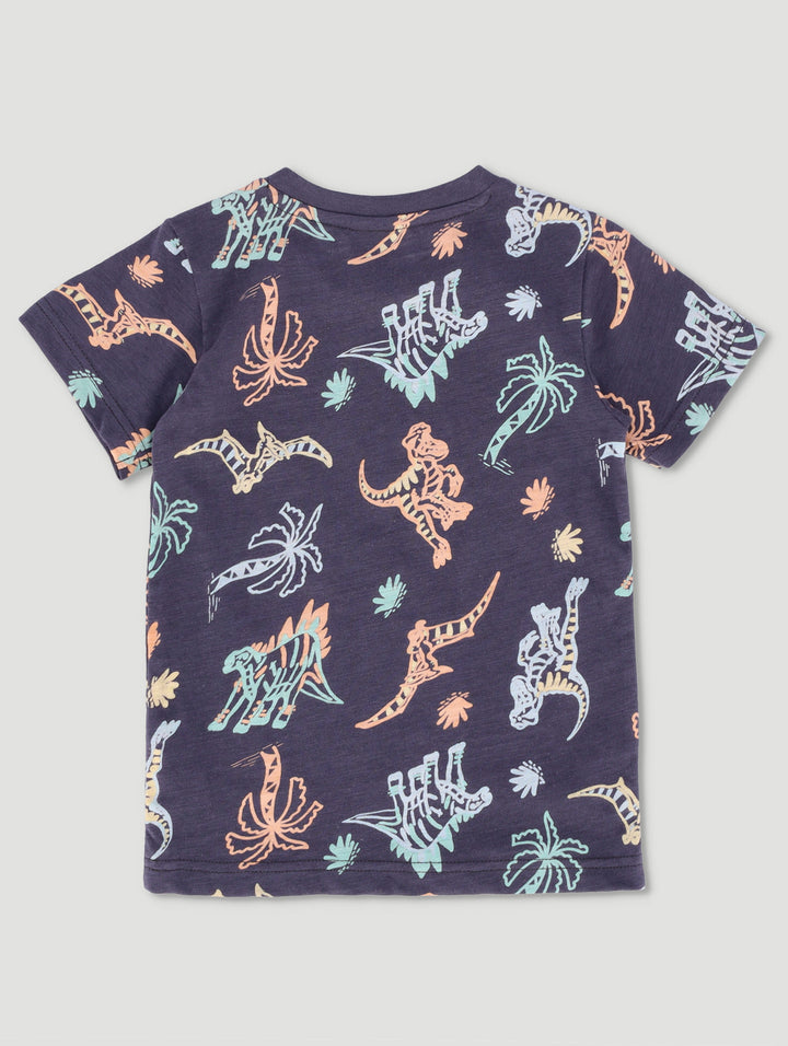 Pre-Boys Dino Tee - Slate