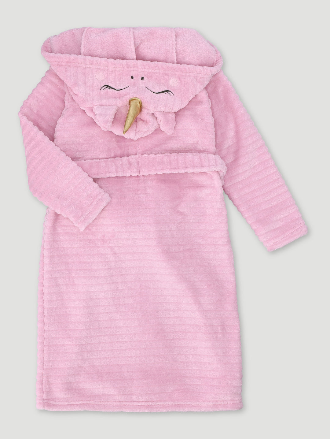 Pre-Girls Unicorn Embossed Gown - Pink