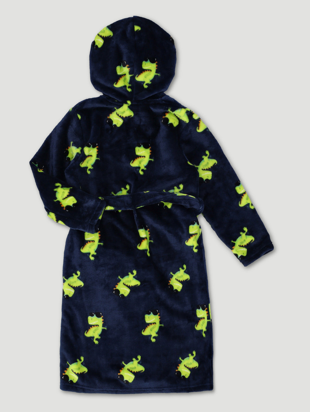 Pre-Boys Dino Print Gown - Navy